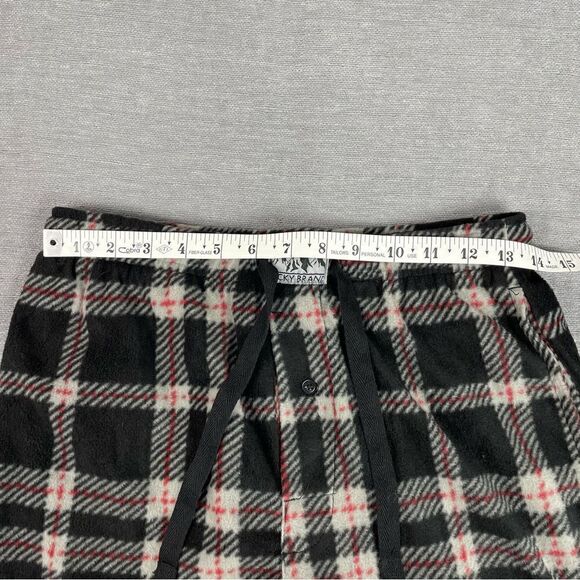 Lucky Brand Fleece Plaid Pajama Pants Men’s Size Small - Picture 11 of 12